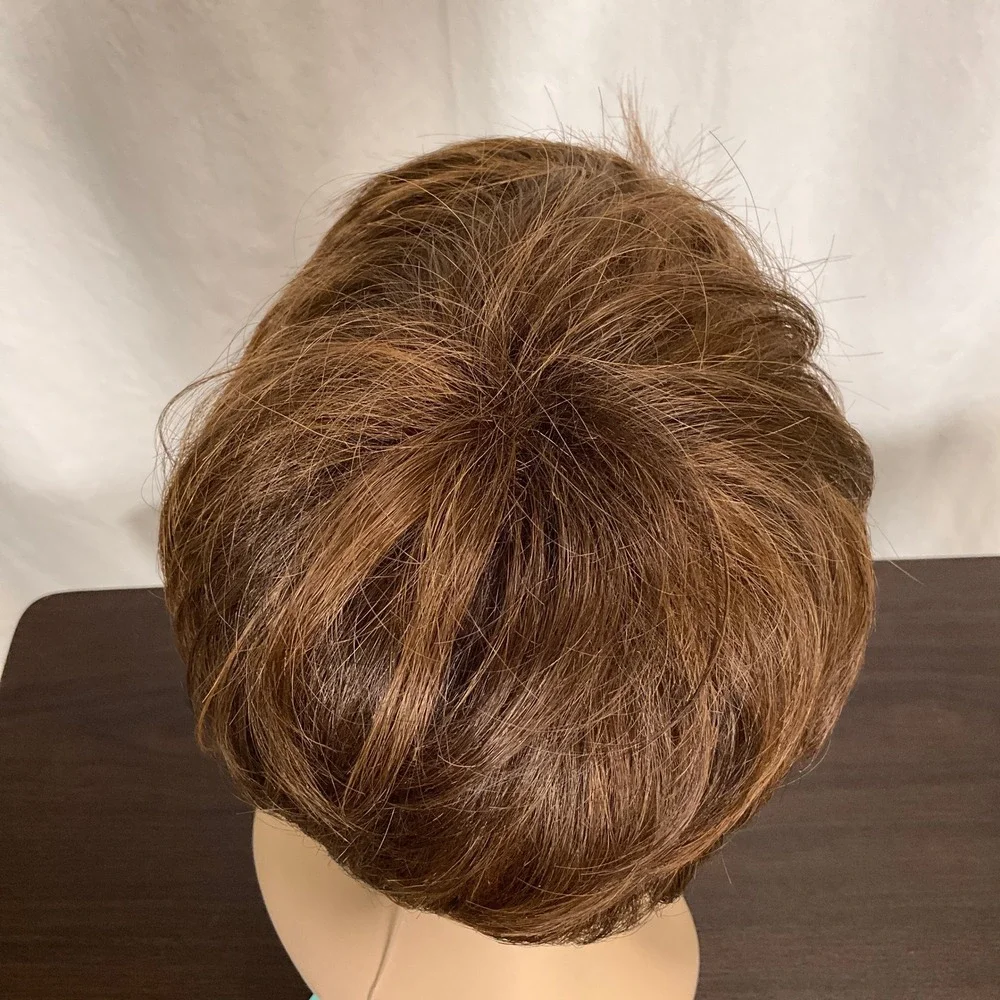 Gabor Essentials Virtue Average 18E399 Wig Womens OS Light Brown Synthetic Pixie